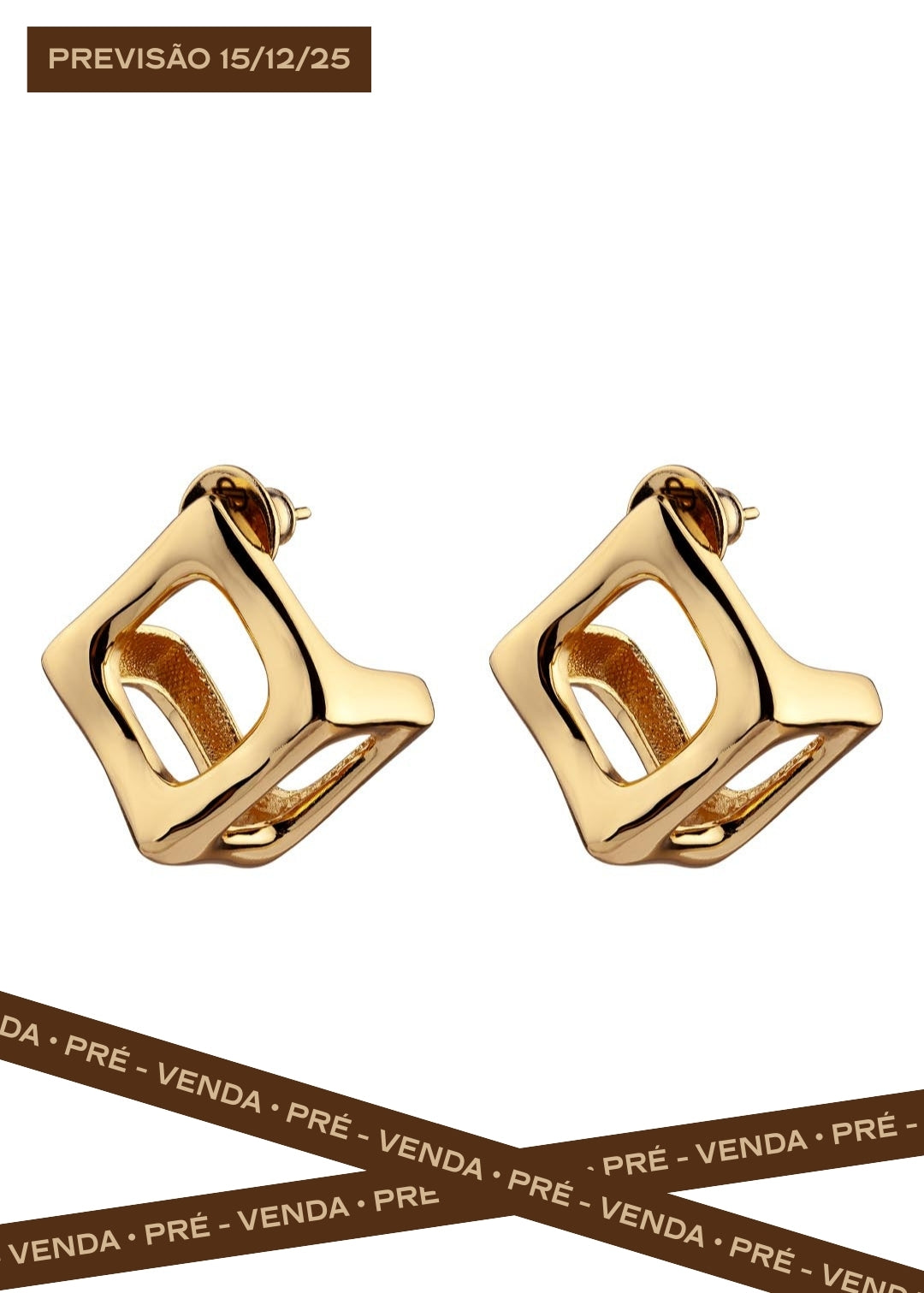 Brinco Médio Cubo Revolução