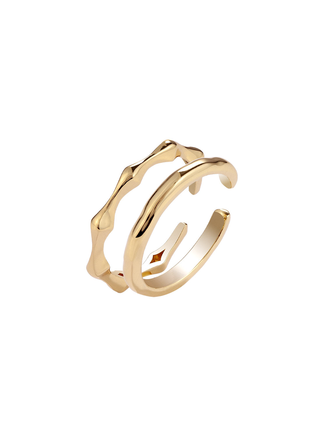 Aliança Dupla Estrela Lúmen