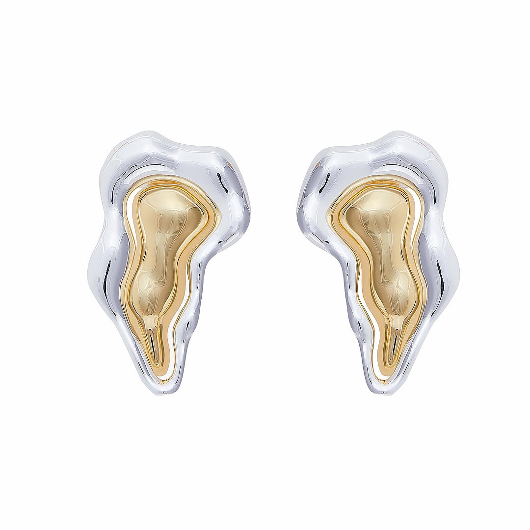 Bicolor Earring G Antithesis