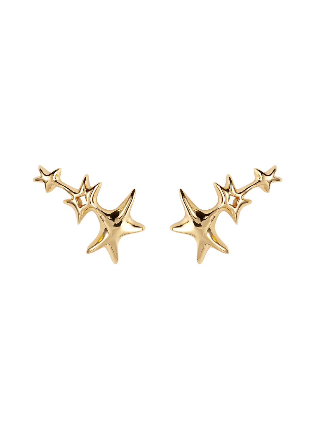 Brinco Pequeno Earcuff Estrelas Lúmen