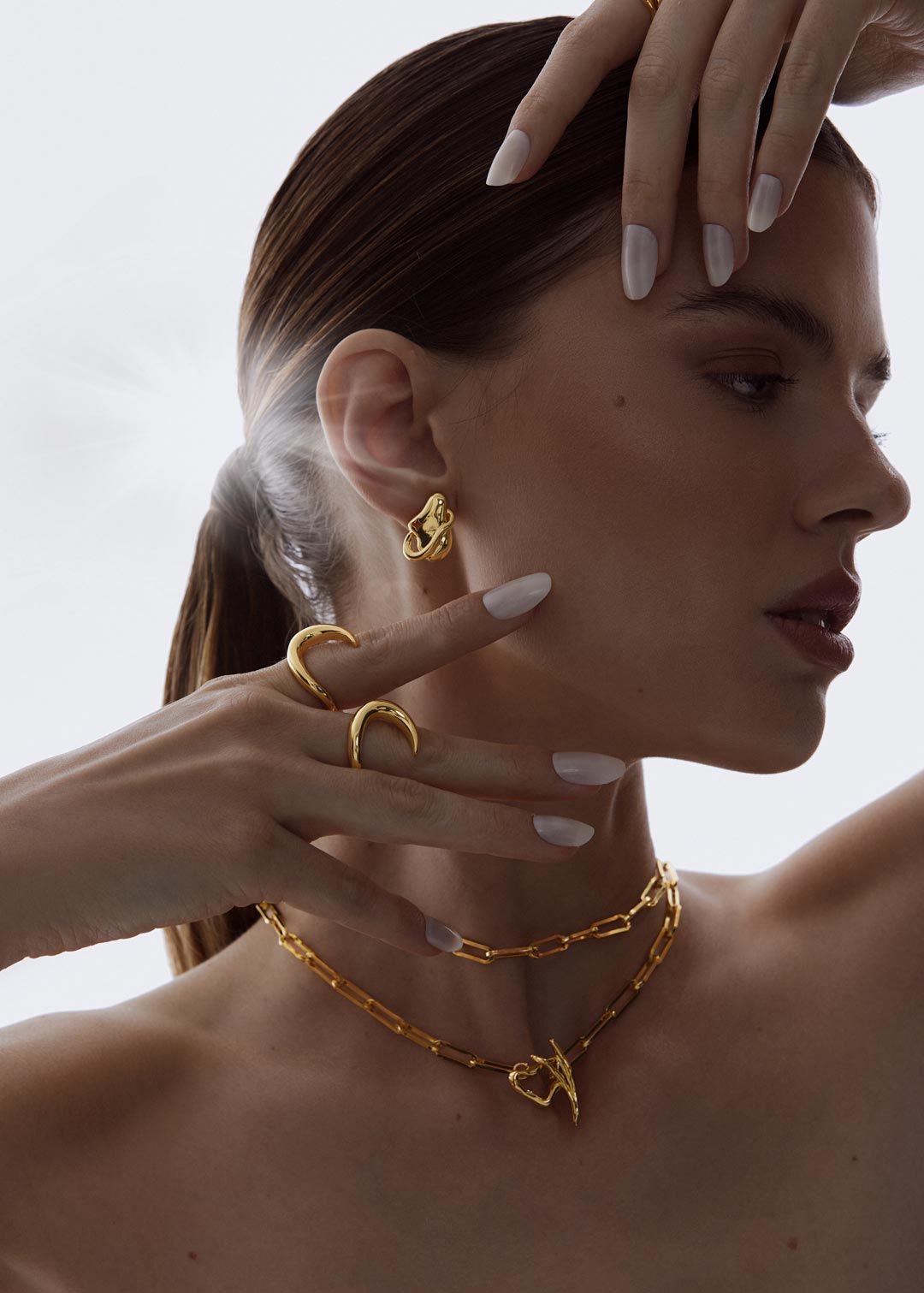 Colar Corrente Orgânica Lúmen