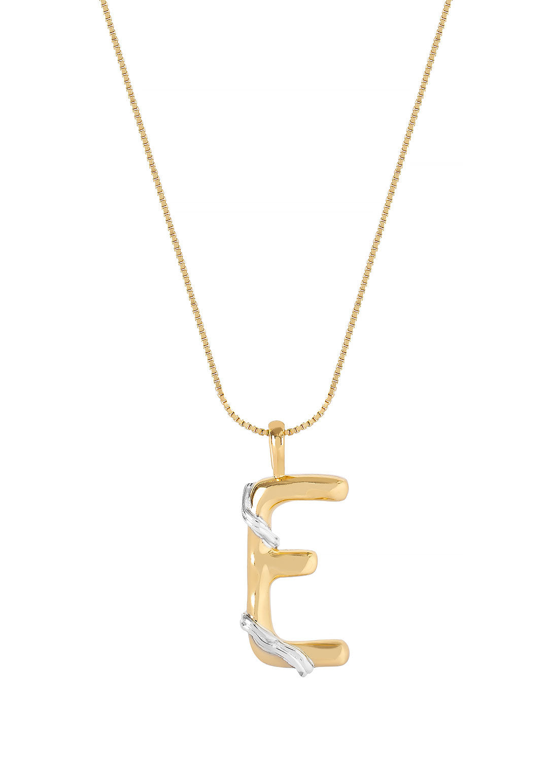 Initials and Pause Necklace