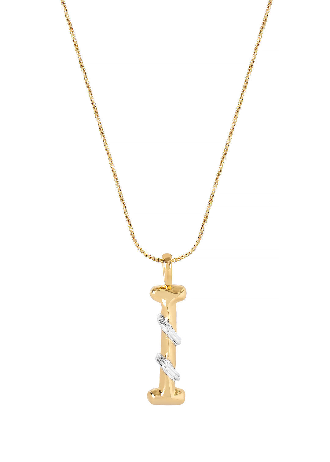 Initials I Pause Necklace