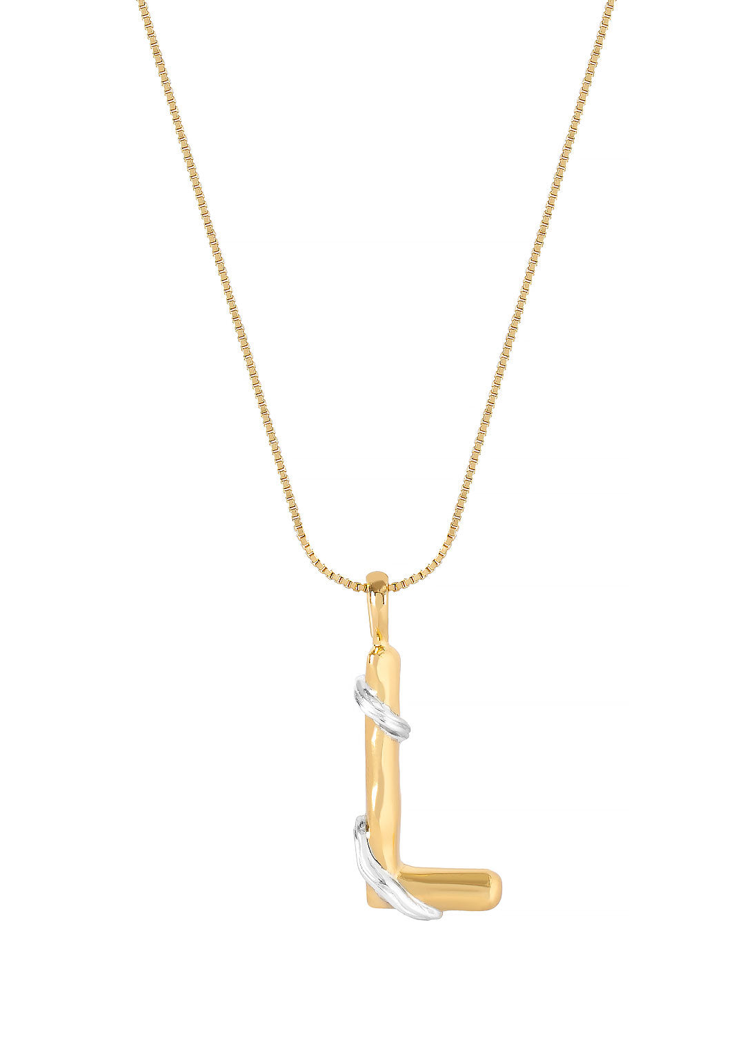 Initial L Pause Necklace