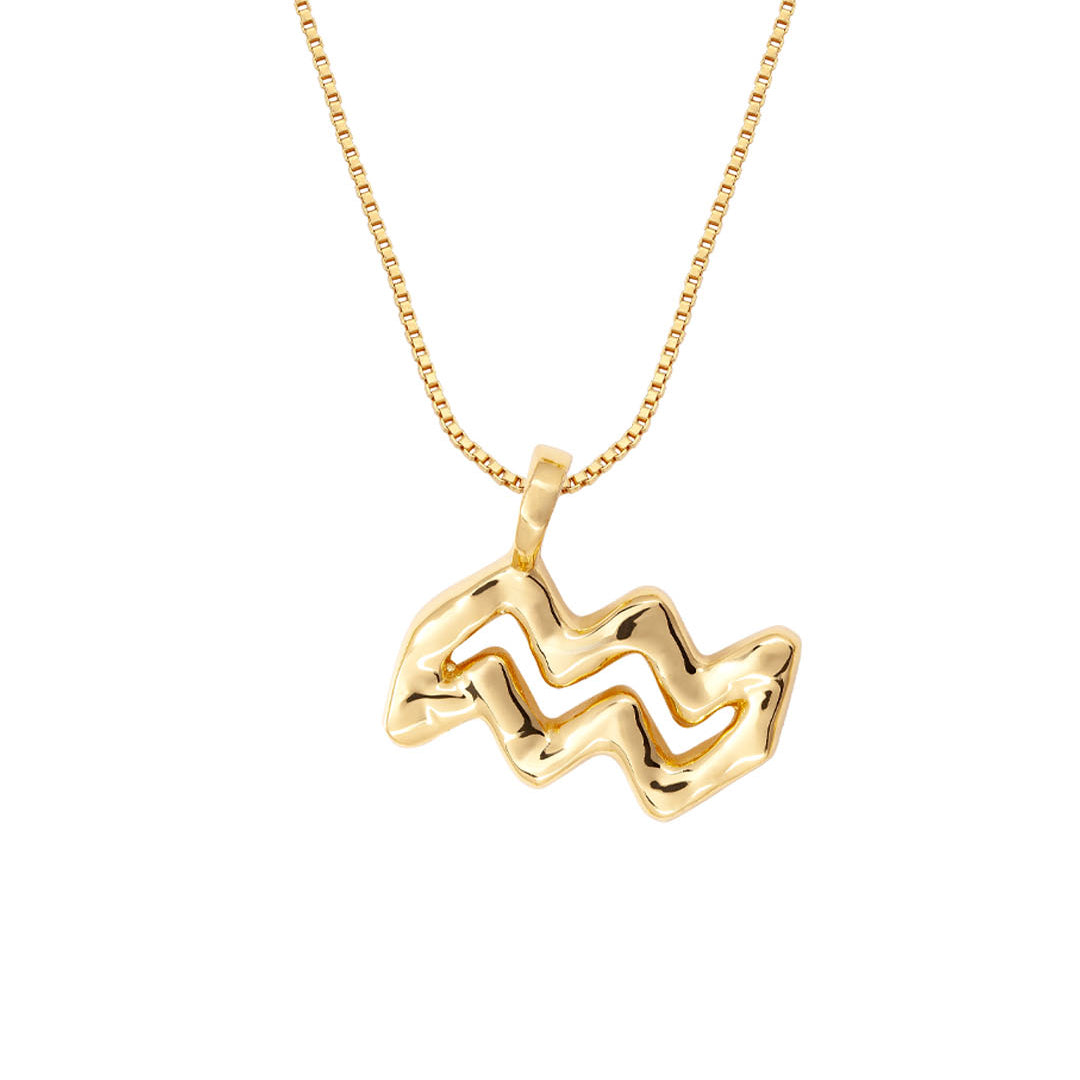 Colar Signo Aquário Lúmen