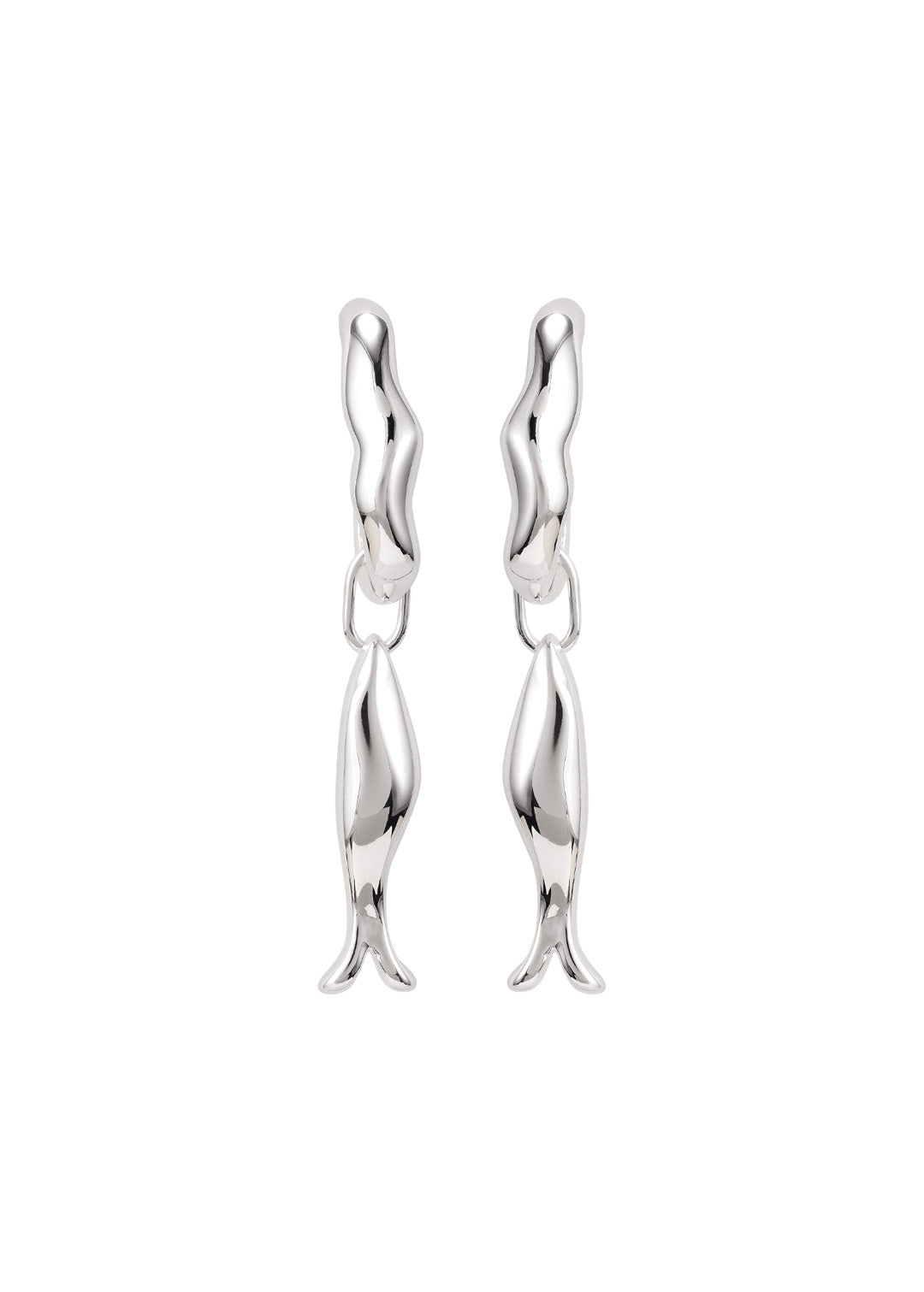 Argola Pingente Peixe Mergulho