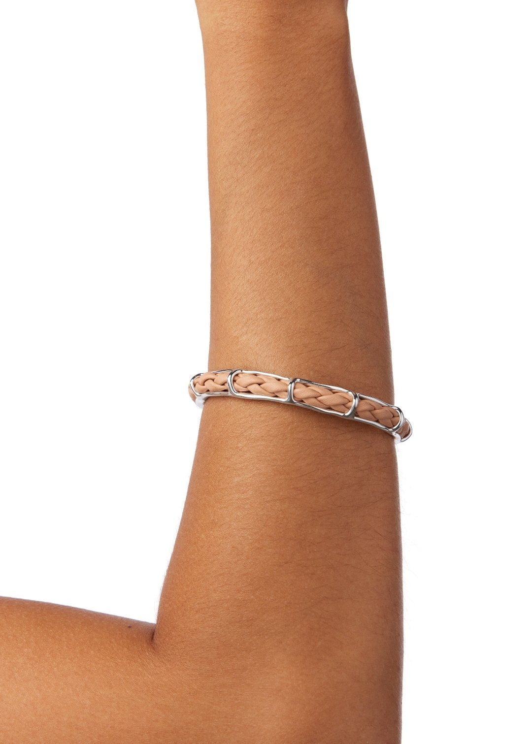 Bracelete Couro Nude Estela