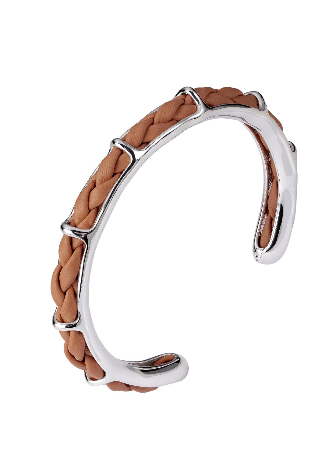 Bracelete Couro Nude Estela