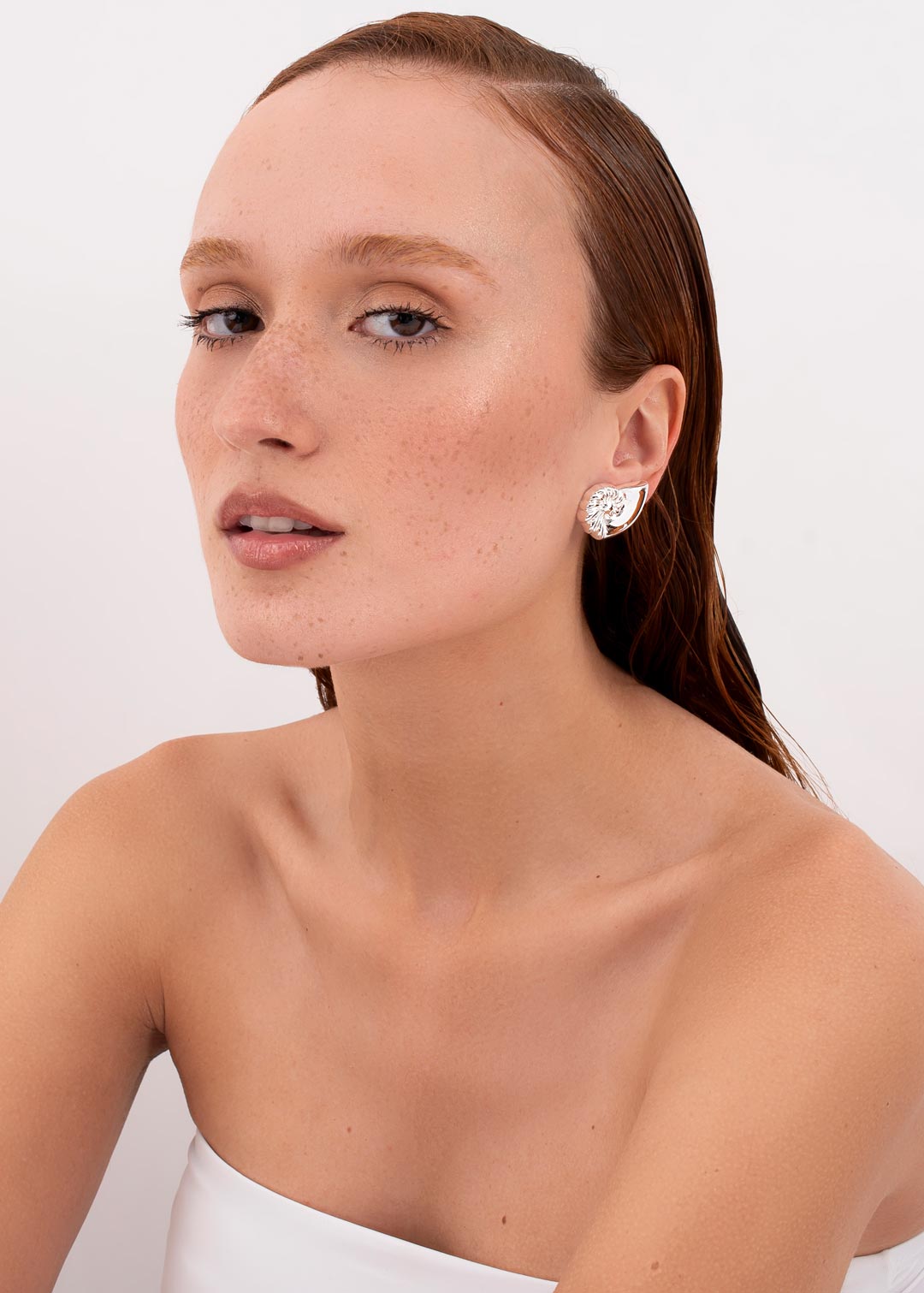 Brinco Concha Lóbulo Mergulho