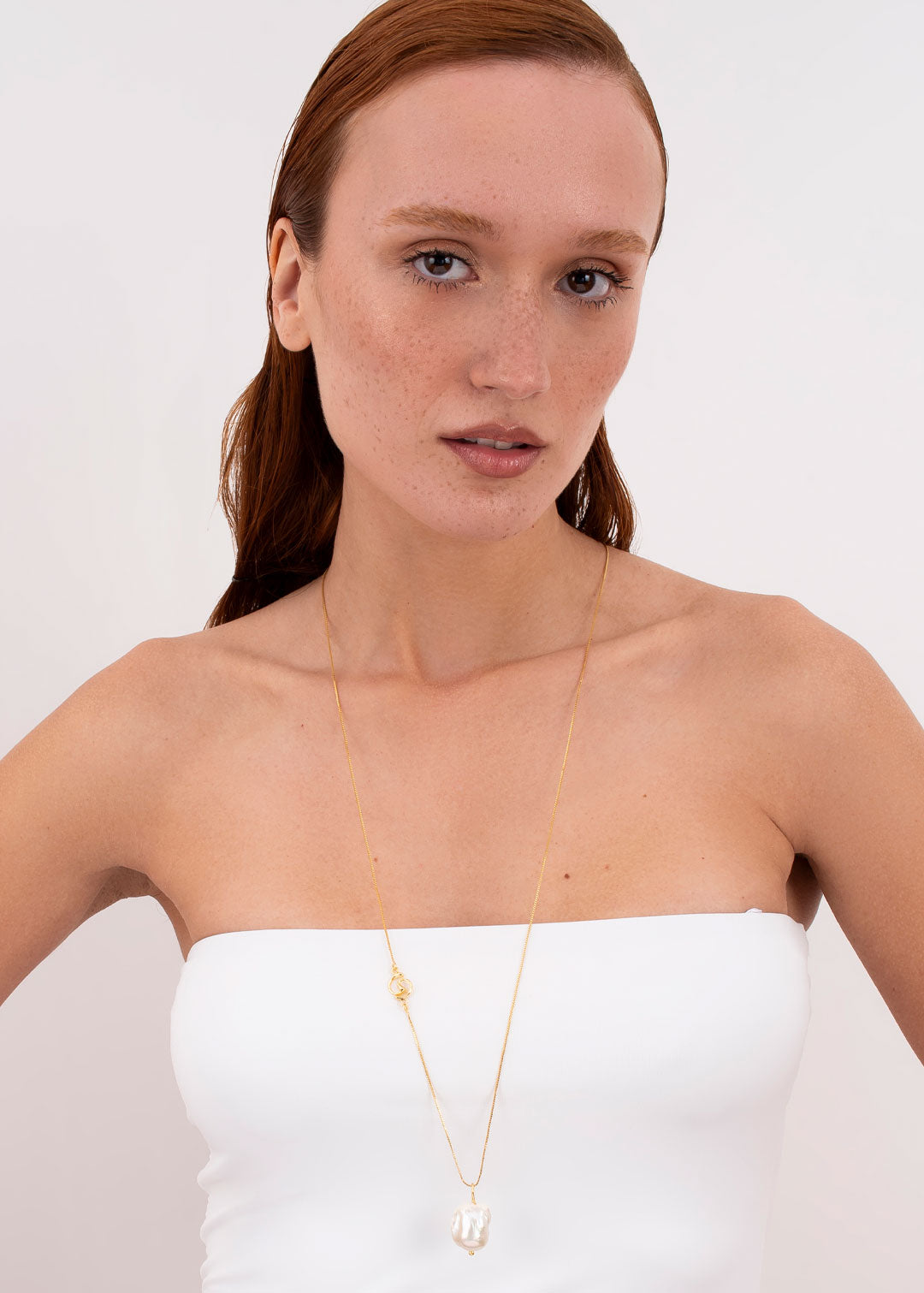 Colar Longo Pérola Mergulho