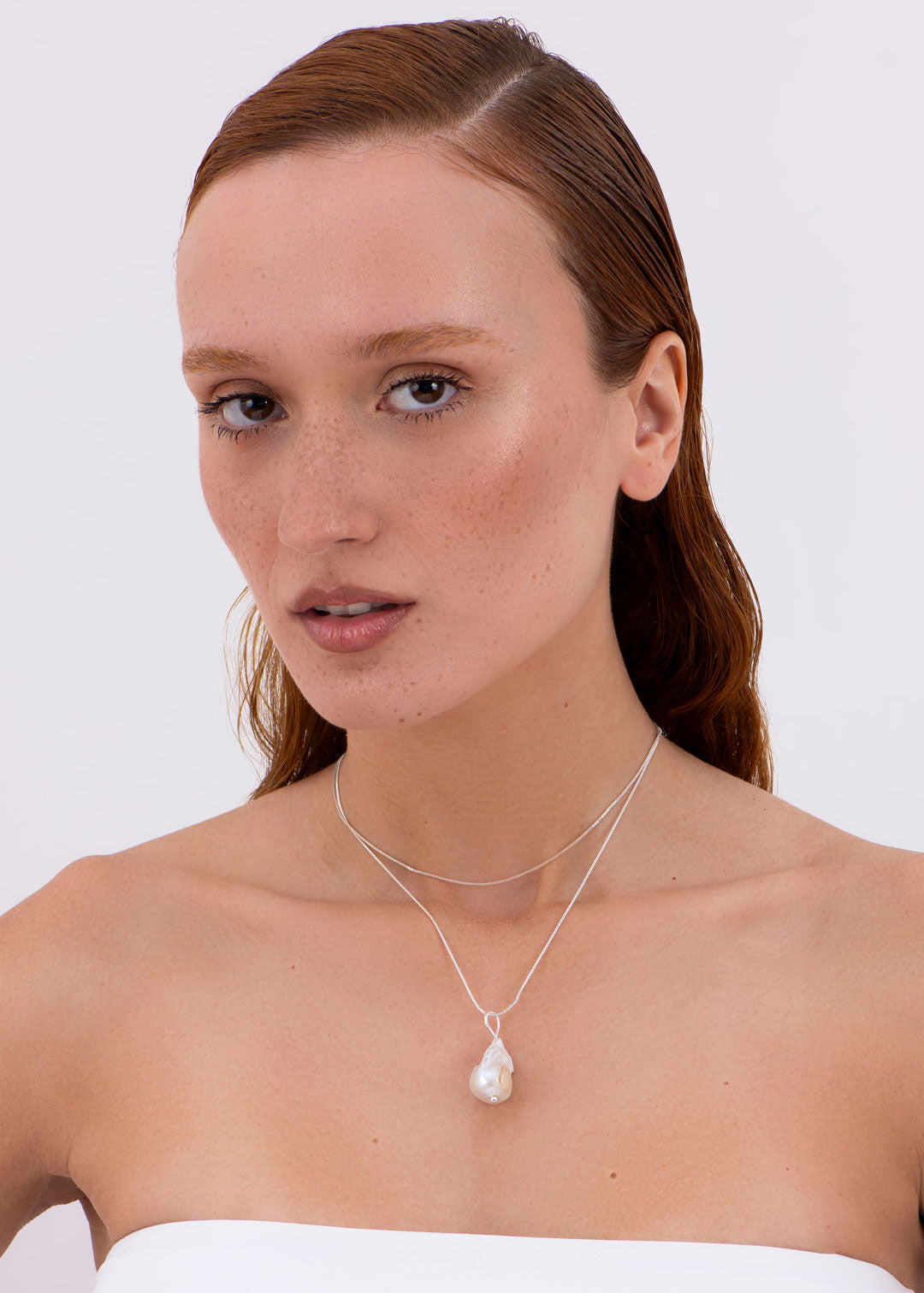 Colar Longo Pérola Mergulho