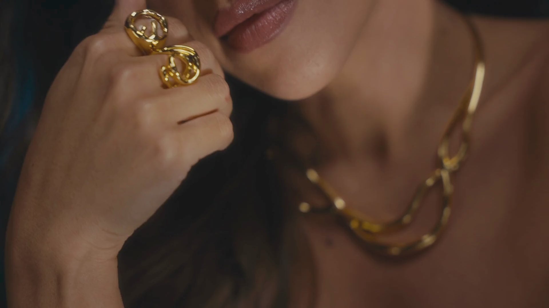 Video with text overlay